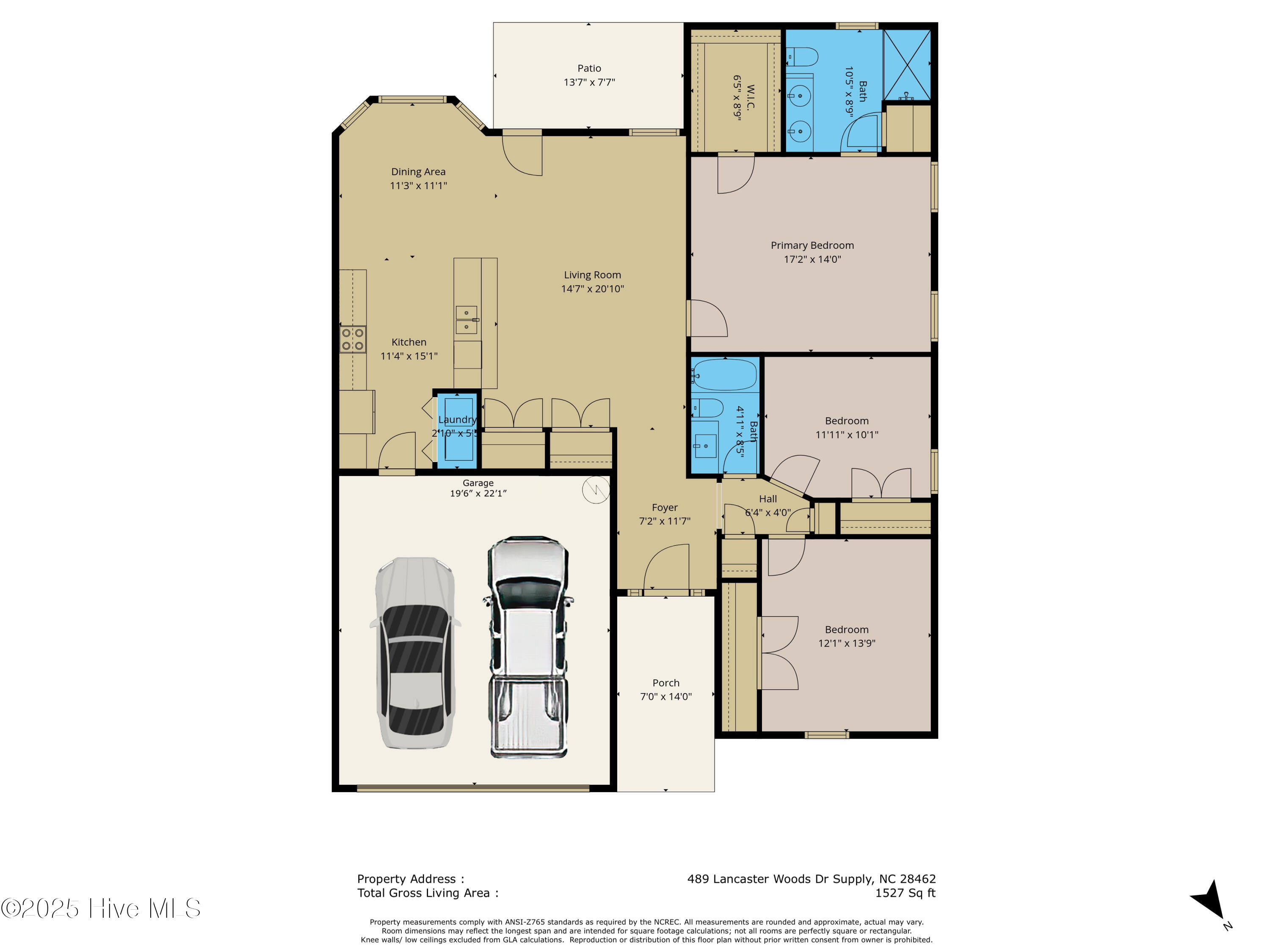 489 Lancaster Woods Drive SW, Supply, NC 28462 – photo 2: 489 Lancaster Woods Floor Plan