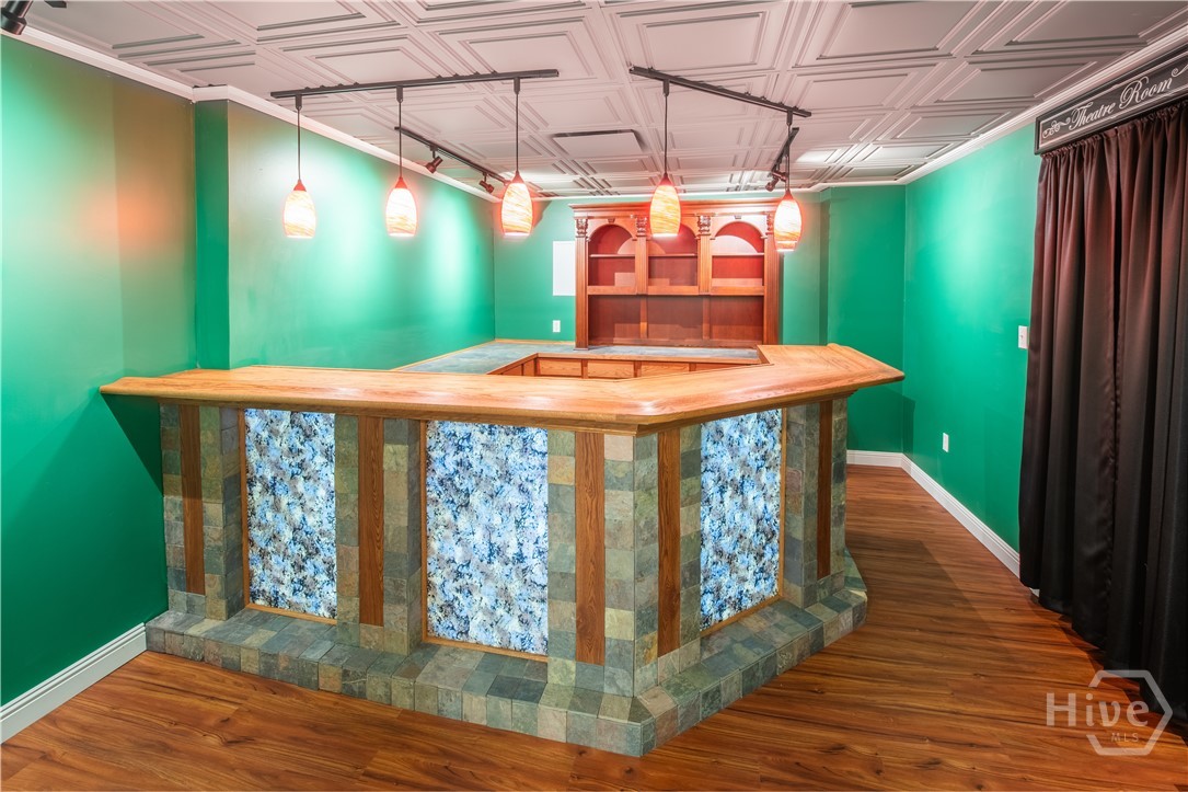 Dry Bar Area Next to Theatre Room