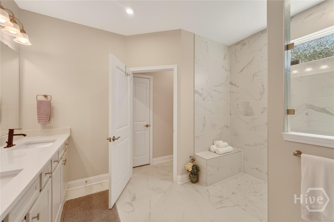 Linen Closet Inside Water Closet