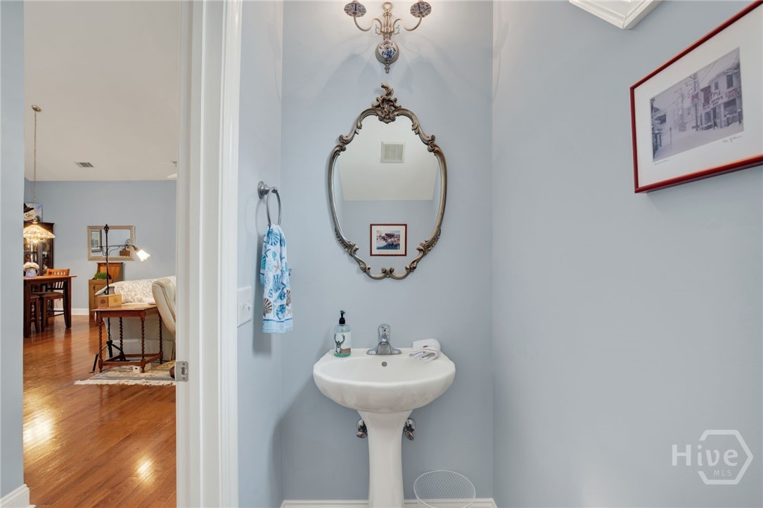 Half bath on main level