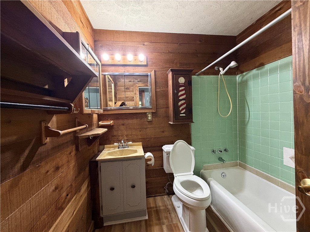 Full Bathroom with New Flooring