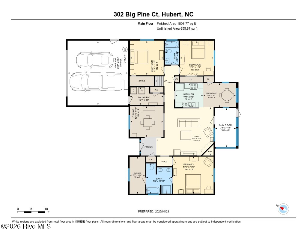 Homes For Sale - 302 Big Pine Court<br/> Hubert, NC 28539
