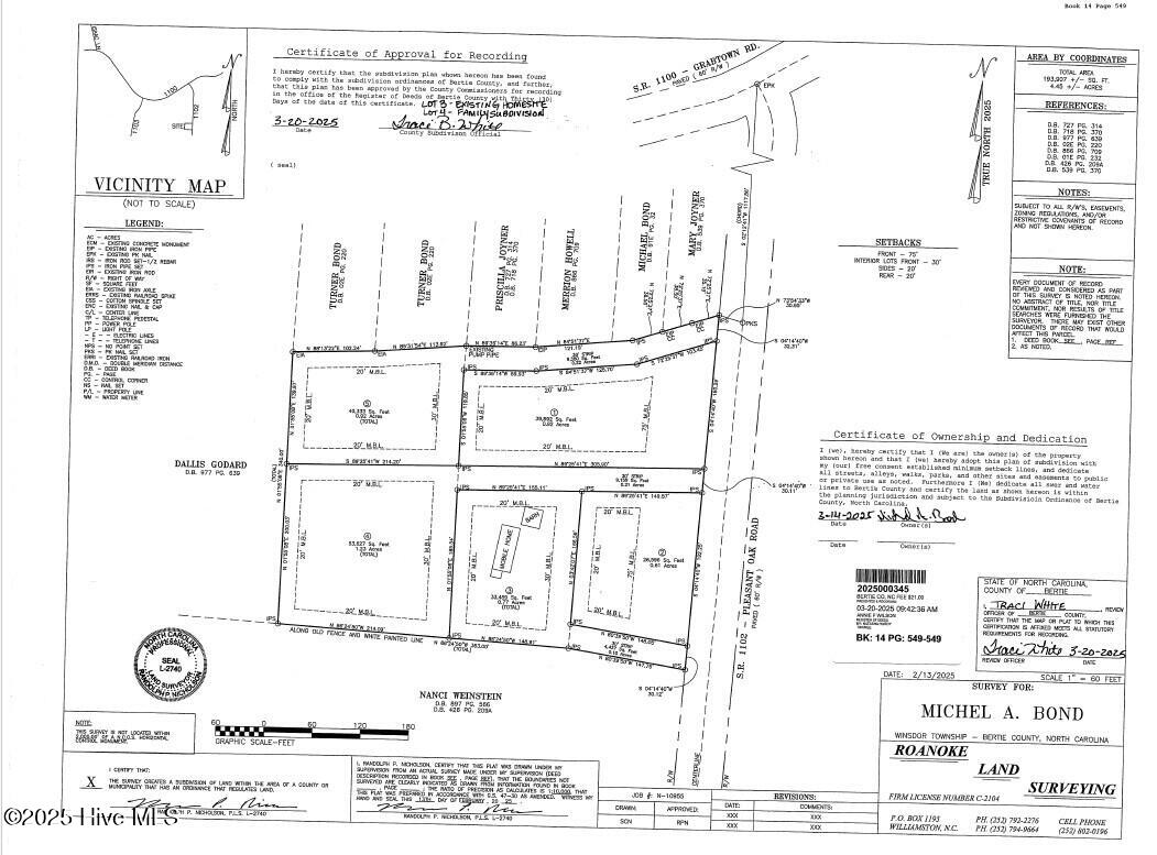 733 Pleasant Oak Road, Windsor Survey