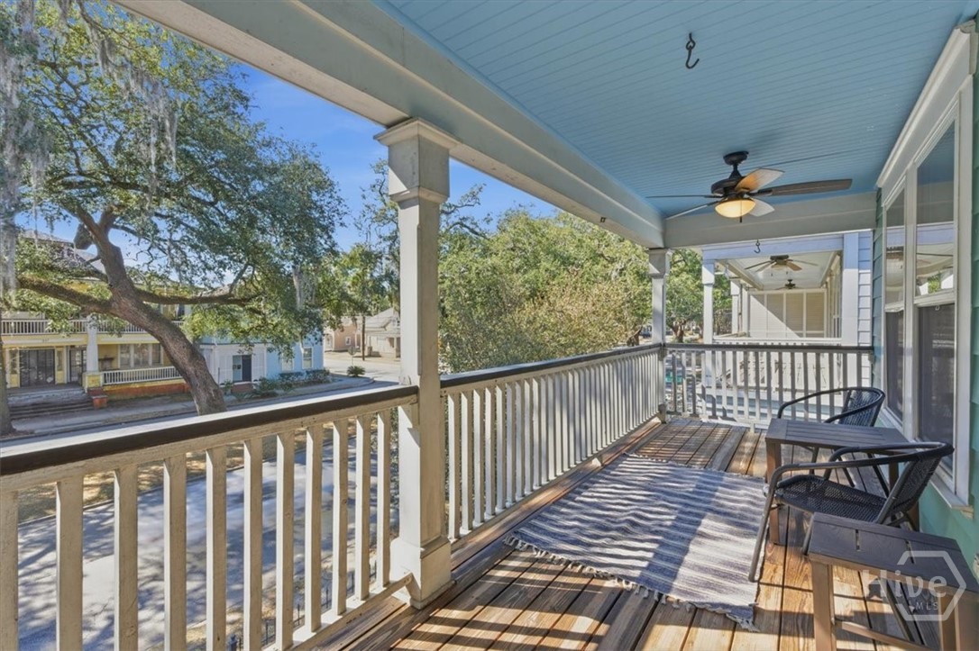 Upstairs Balcony
