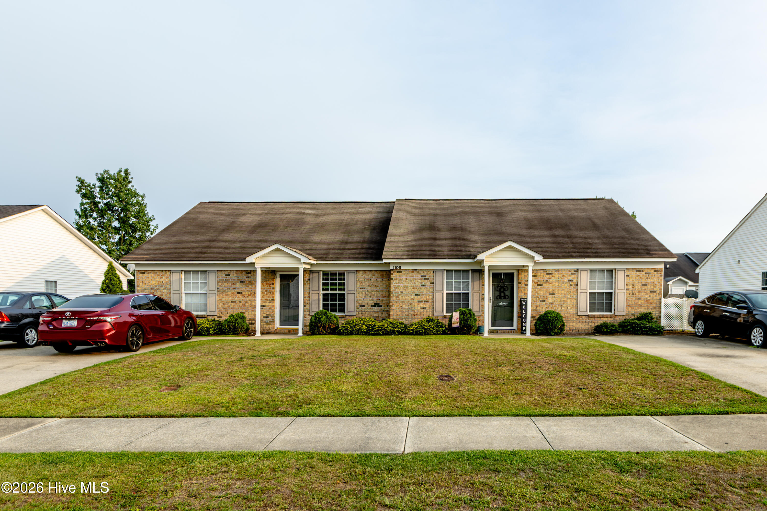 Exterior photo of 1109 Masters Lane, Greenville, NC 27834. MLS: 100589310