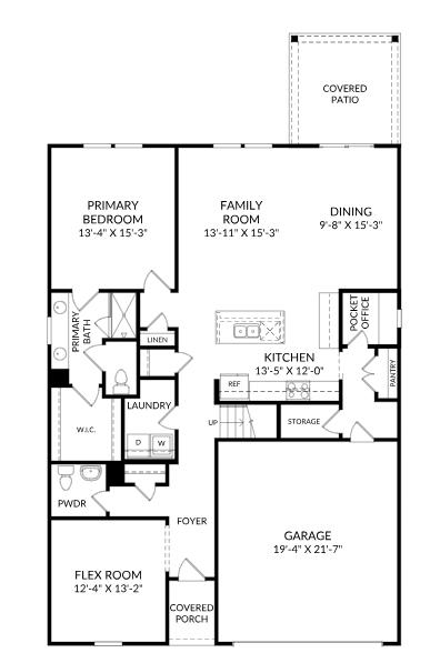 Jefferson 4 BR with Pocket Office