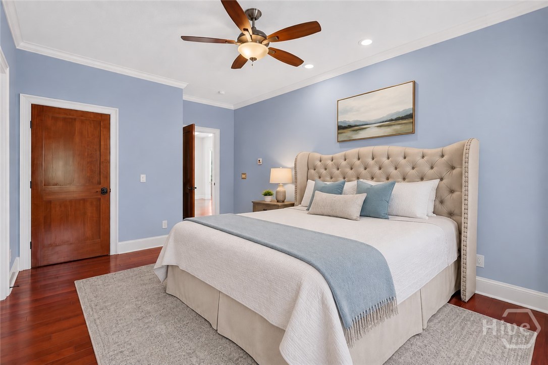 2nd floor bedroom w/ ensuite bath, virtually staged
