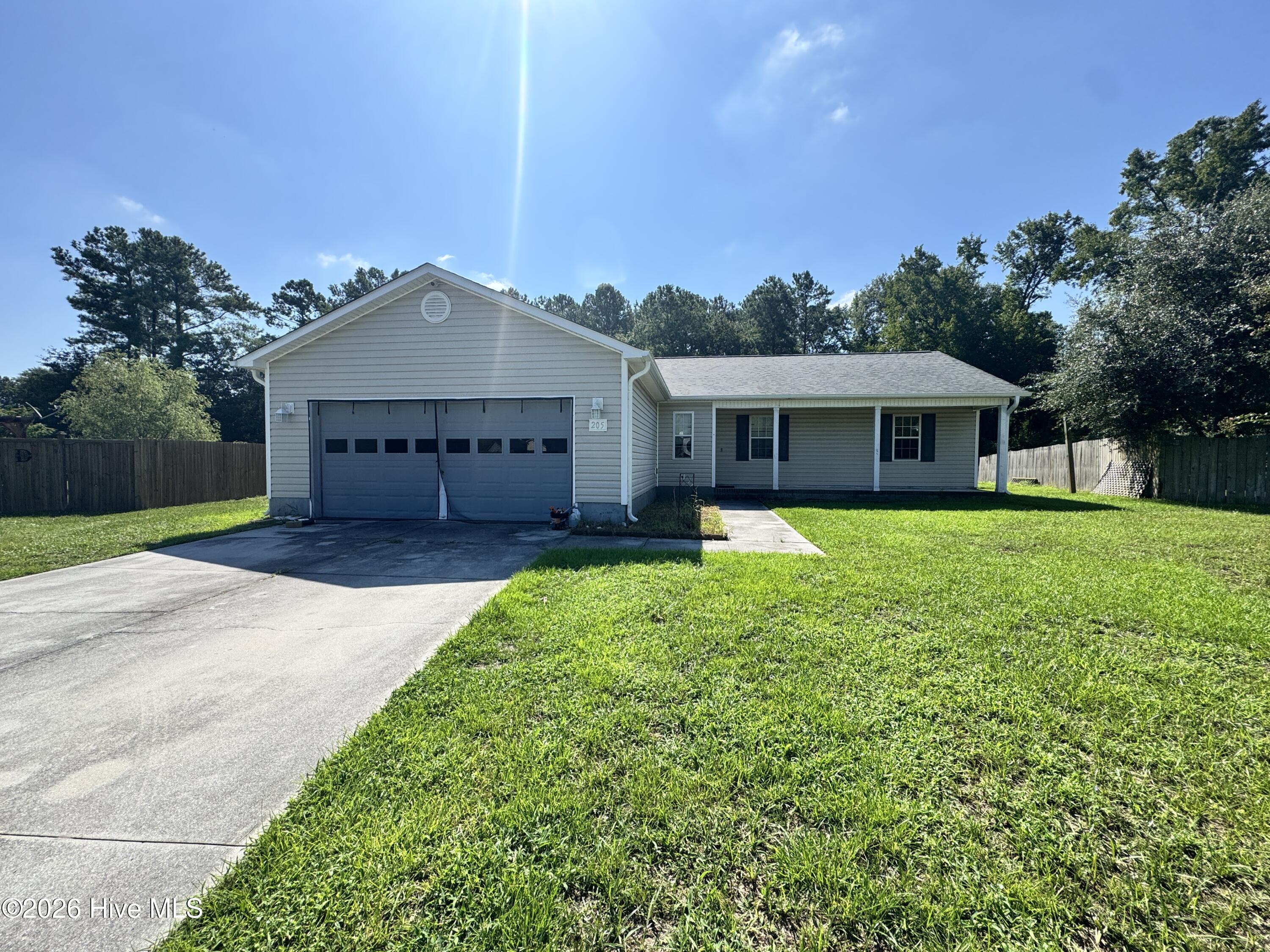 Exterior photo of 205 Concord Lane, Richlands, NC 28574. MLS: 100597372