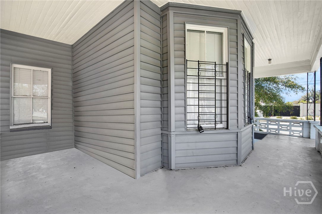 Covered wrap around front porch