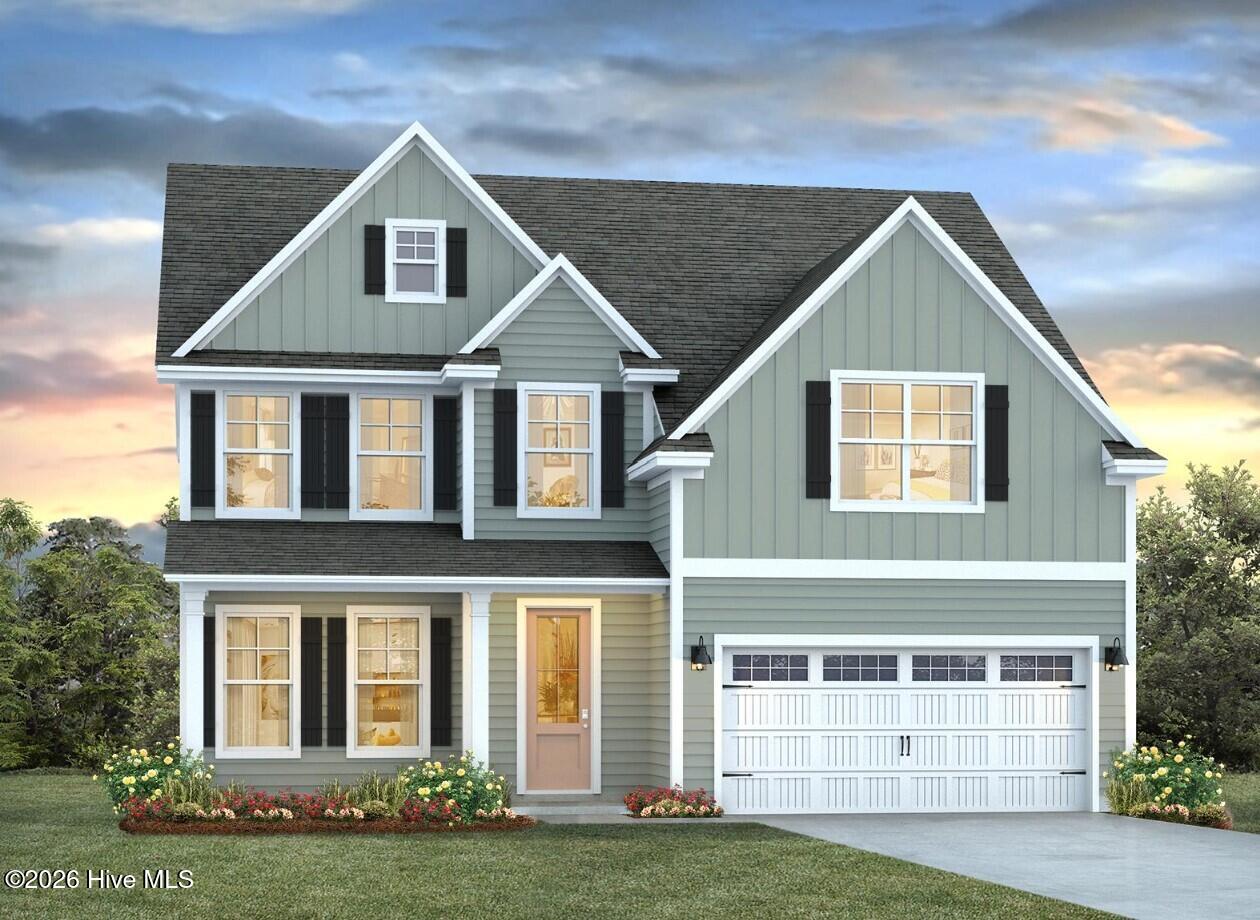 Blake Farm Lot 455 - rendering to show colors & elevation for Lot 455.
