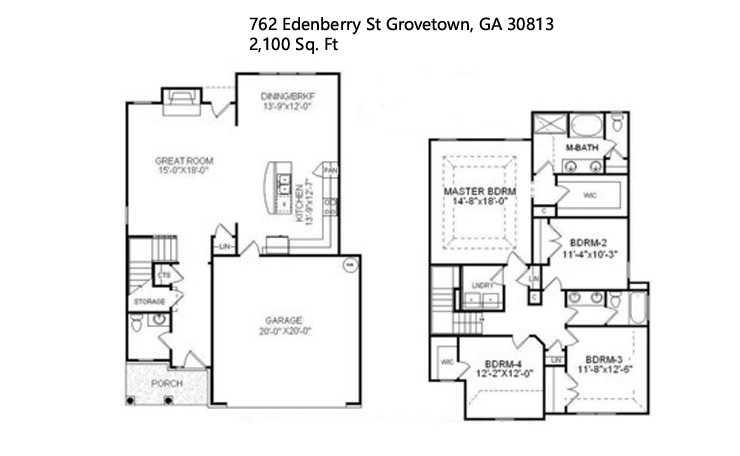 Homes For Sale - 762 Edenberry Street<br/> Grovetown, GA 30813
