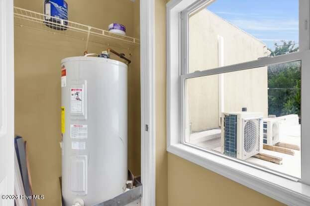 hall way water heater closet