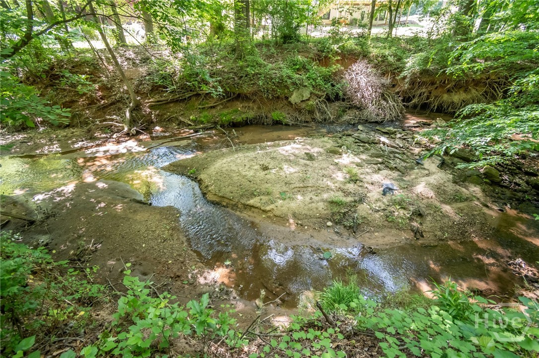 Creek on backside of property
