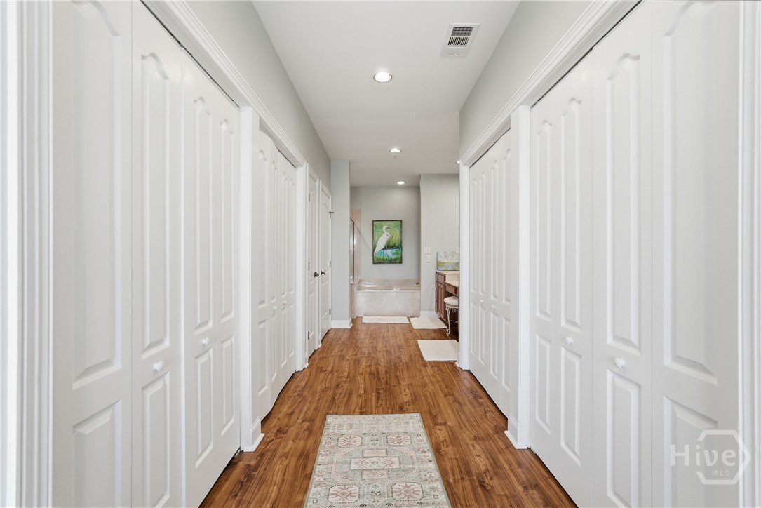 Plenty of closet space in the Primary Suite