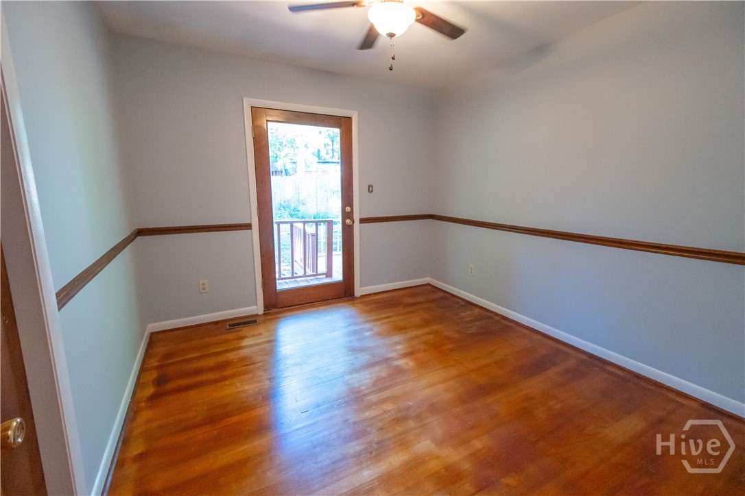 Bedroom with Private Backyard Access