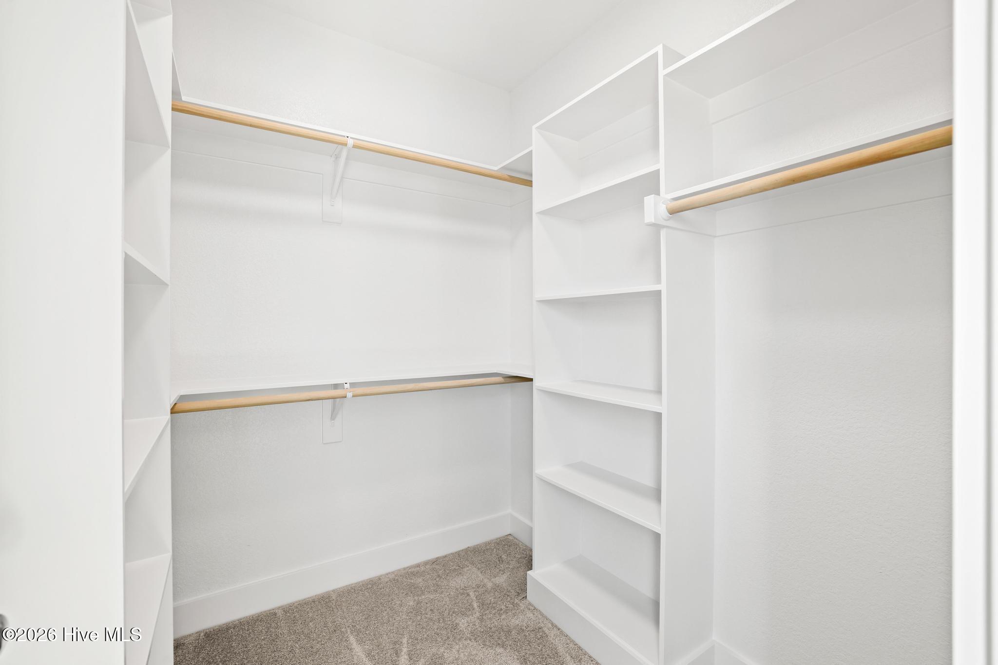 Primary closet