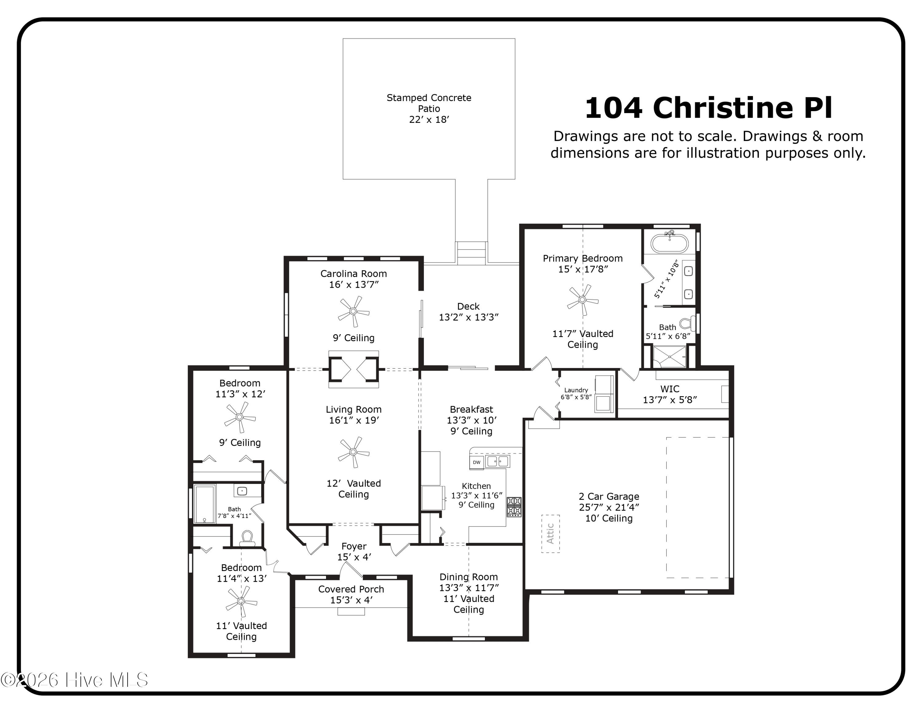 Exterior photo of 104 Christine Place, Seven Lakes, NC 27376. MLS: 100609728