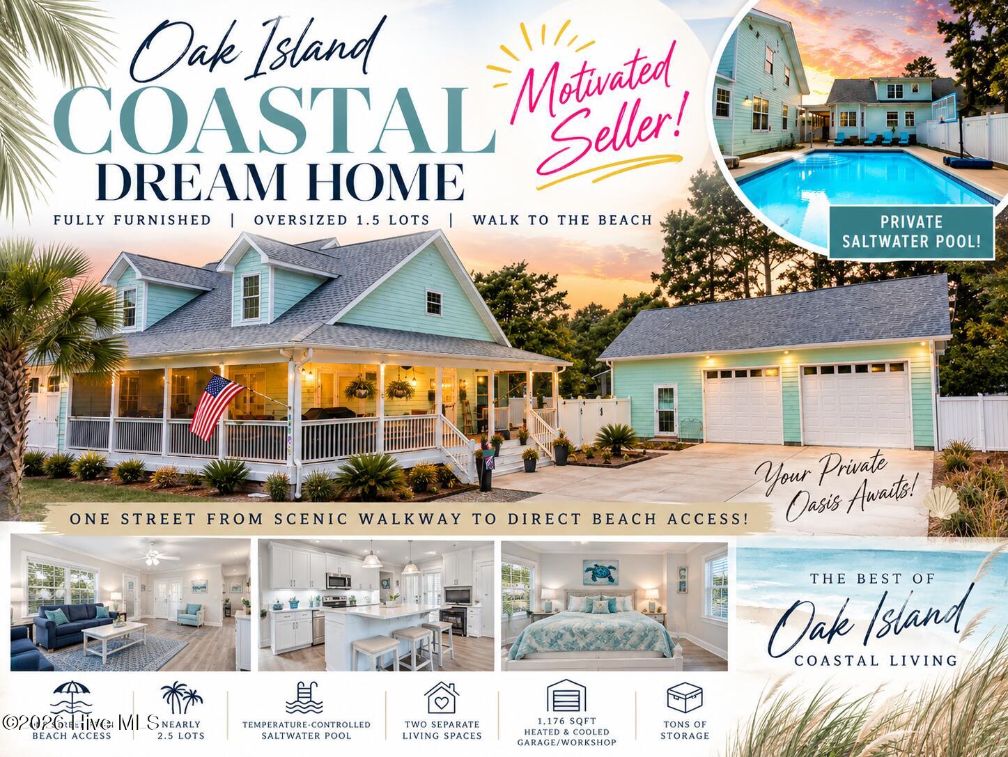 Listing photograph for 2008 E Oak Island Drive, Oak Island, NC 28465