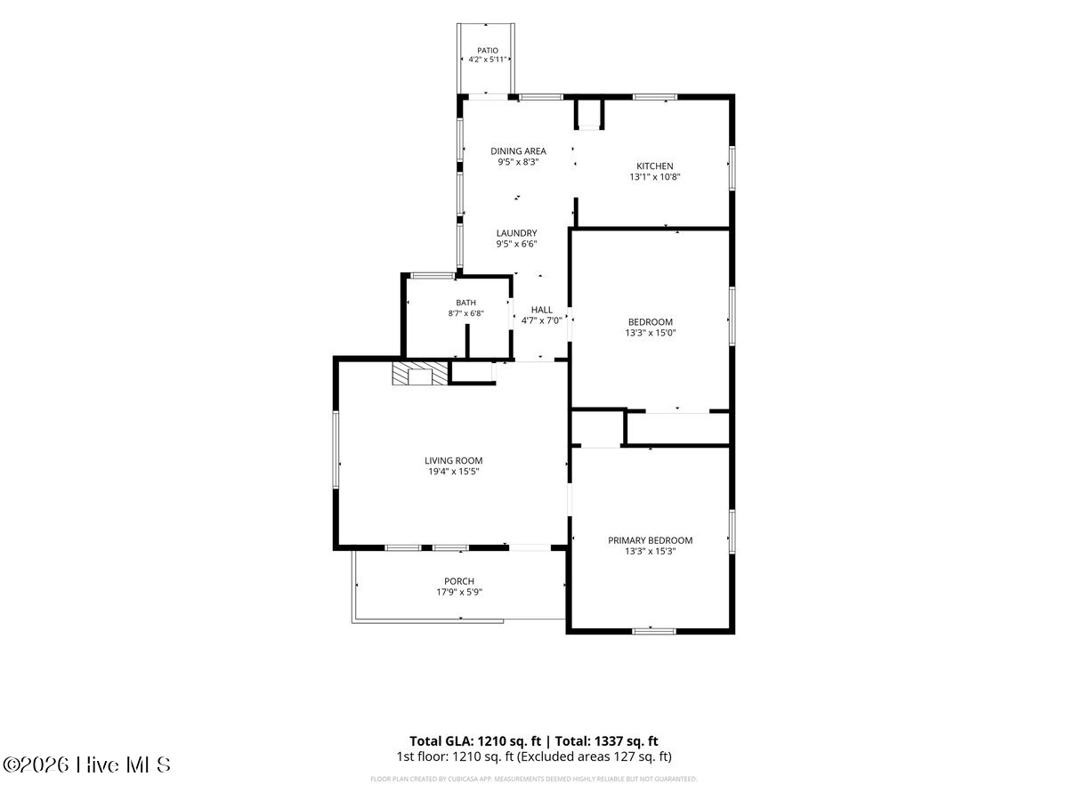 Exterior photo of 204 E Oak Street, Goldsboro, NC 27530. MLS: 100580188
