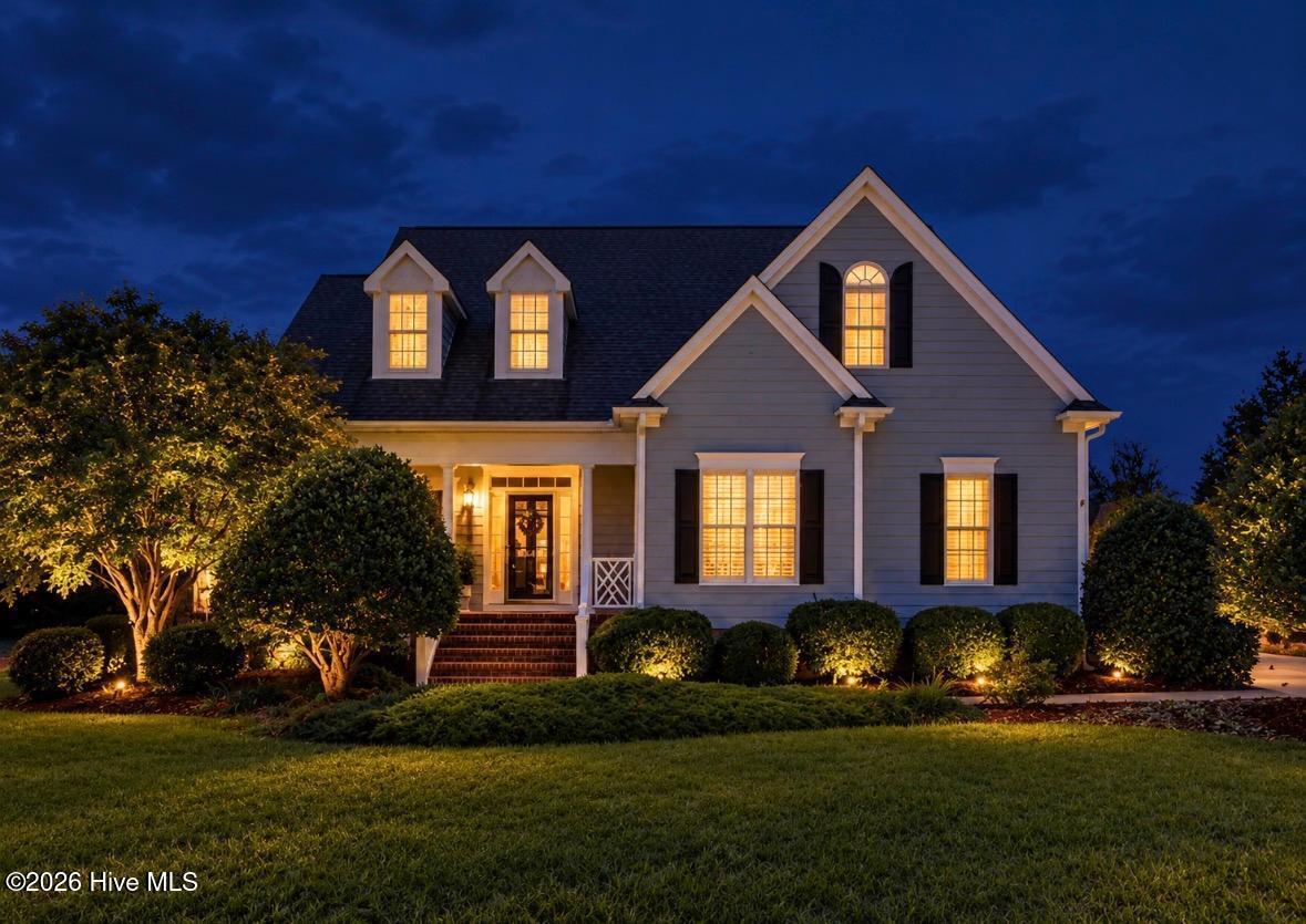 A TRUE SHOWSTOPPER!!  Welcome to Lake Haven, one of our community's beautiful neighborhoods, conveniently located just off Bend of the River Road.This exceptional home sits on a spacious .96 acre lot and offers a wonderful floor plan with 3 bedrooms, 2.5 Baths and  numerous flexible spaces to fit your lifestyle.Inside, you'll find FRESH PAINT THROUGHOUT, a dedicated office, a large breakfast room and a lovely SCREENED PORCH - perfect for enjoying the peaceful setting. The large den features SOARING CATHEDRAL CEILINGS and a fireplace, creating an impressive yet inviting gathering space.  The primary suite is conveniently located downstairs, while two large bedrooms are upstairs, offering plenty of room for family and guests.Additional features include HARDIPLANK SIDING, a 2018 Roof and a DOUBLE CAR GARAGE. With all these features, this is one you won't want to miss!!