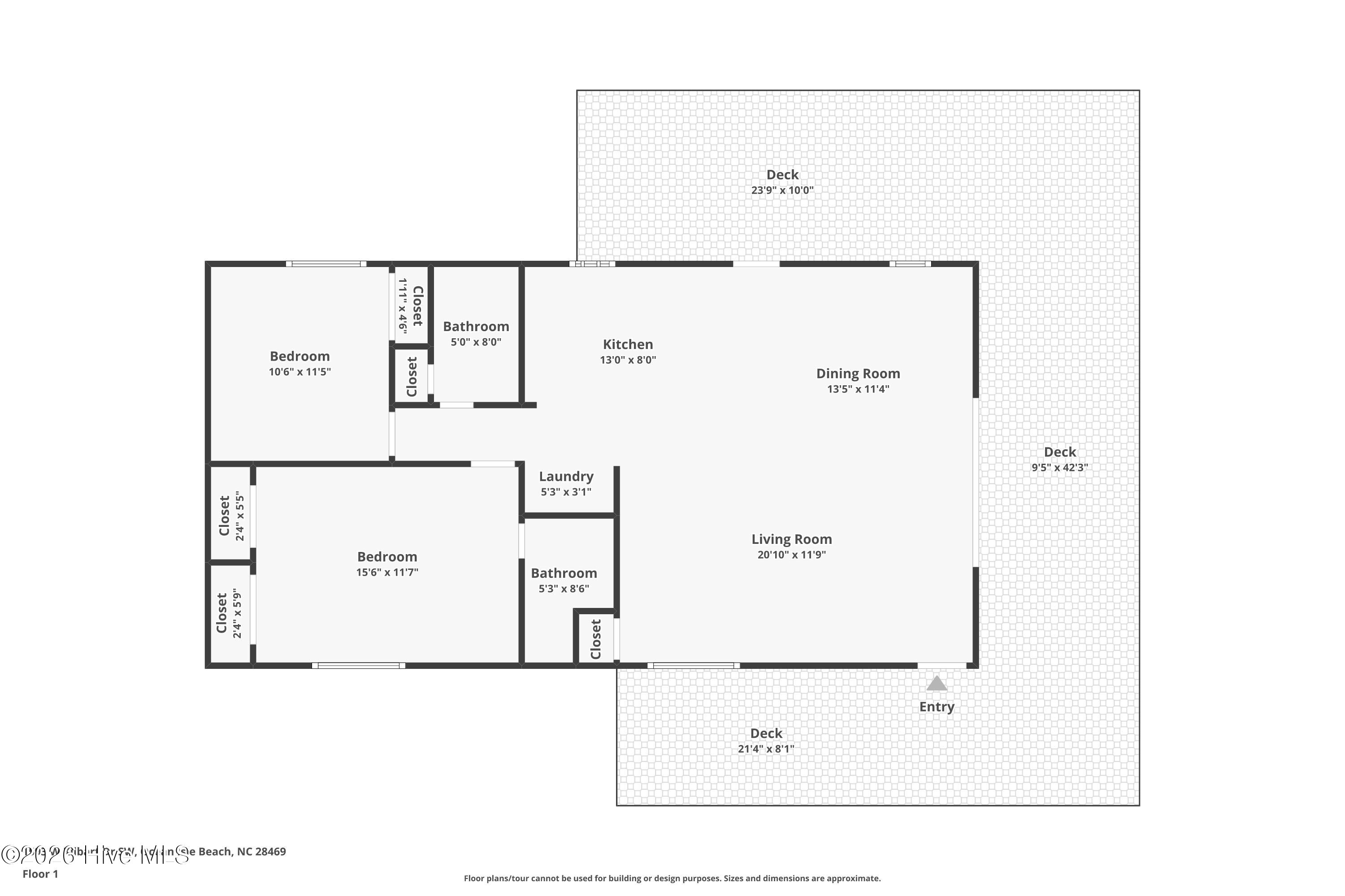 Exterior photo of 1593 W Kilbart Drive SW, Ocean Isle Beach, NC 28469. MLS: 100590001