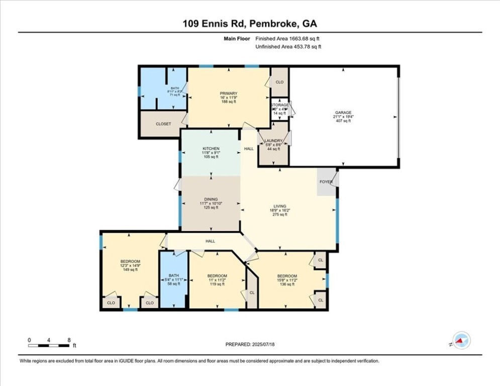 109 Ennis Road floor plan.