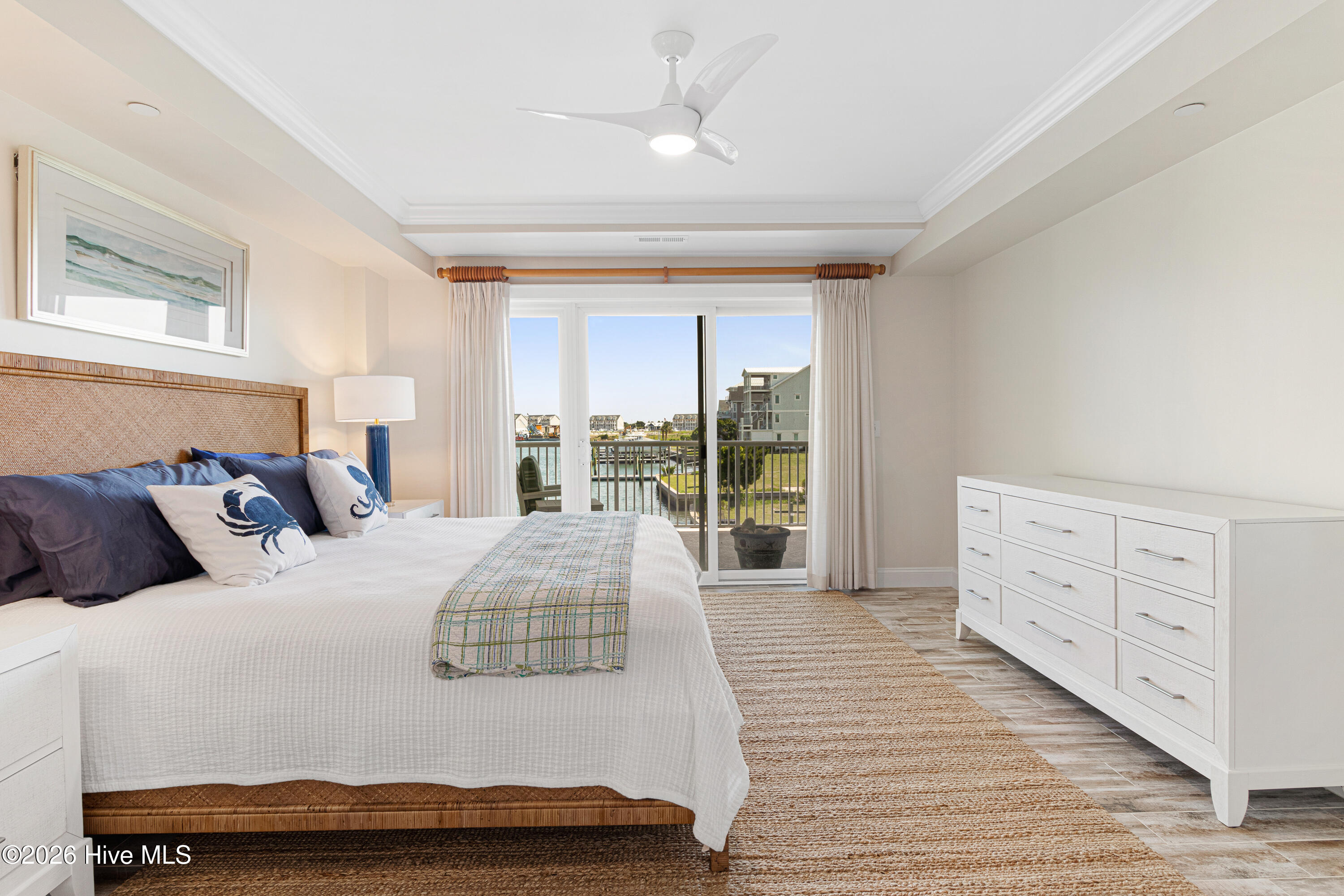 Primary suite with water views