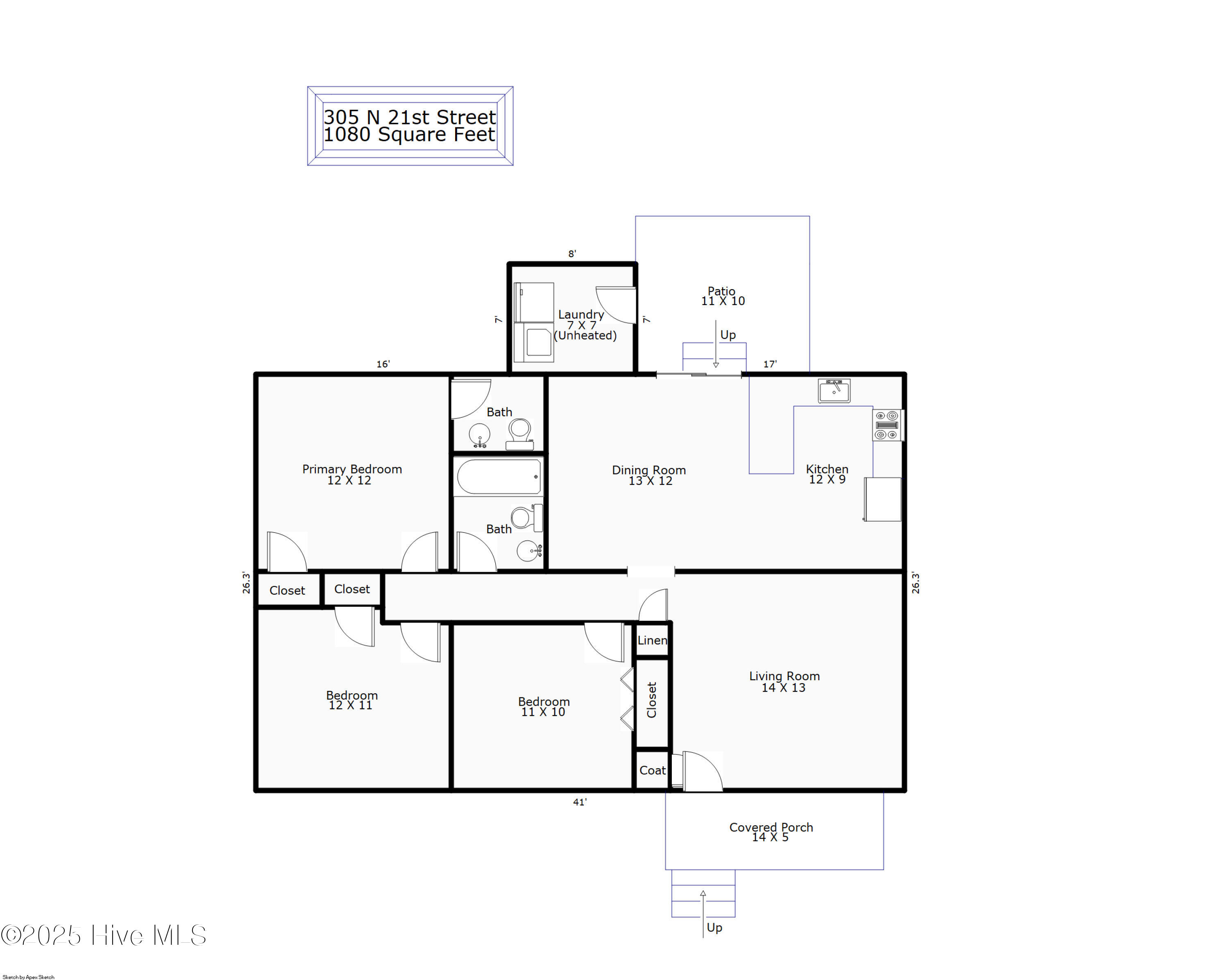 305 N 21st Street Floorplan