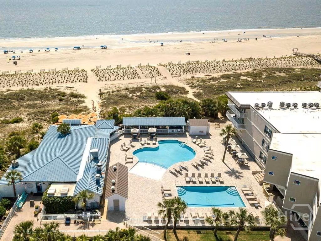 Two pools and onsite restaurant