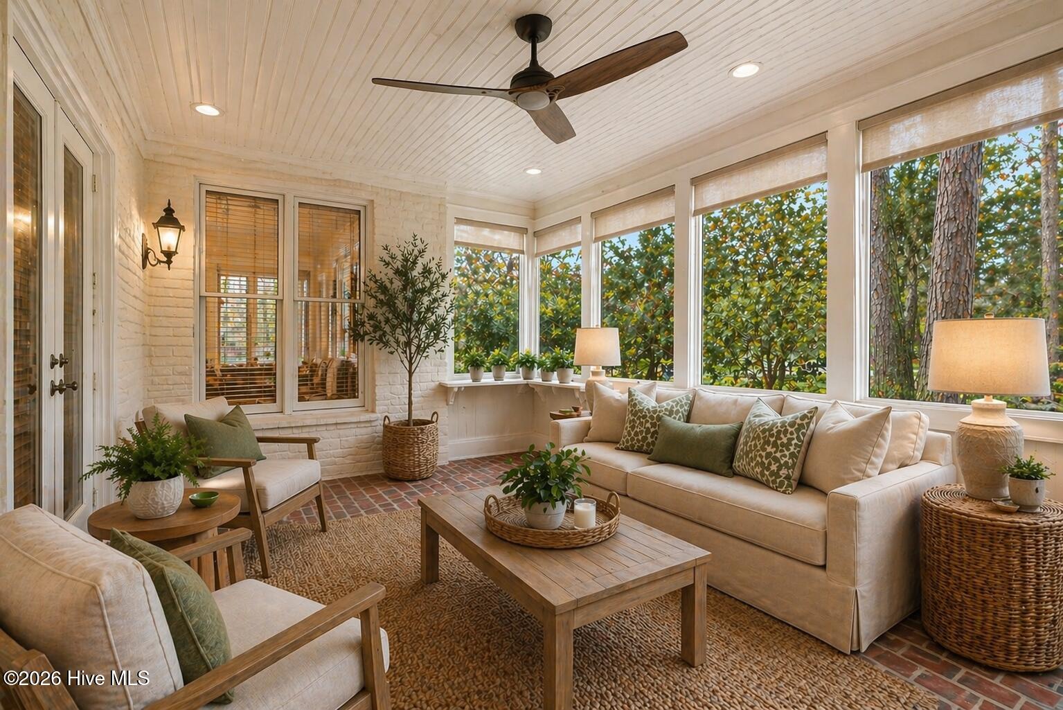 Virtually Staged Sunroom