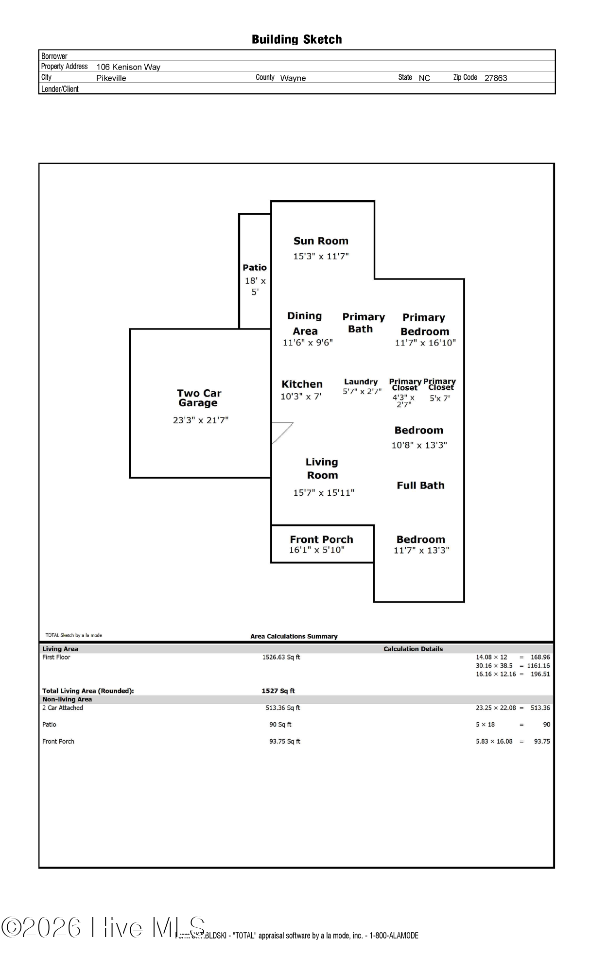 Homes For Sale - 106 Kenison Way<br/> Pikeville, NC 27863