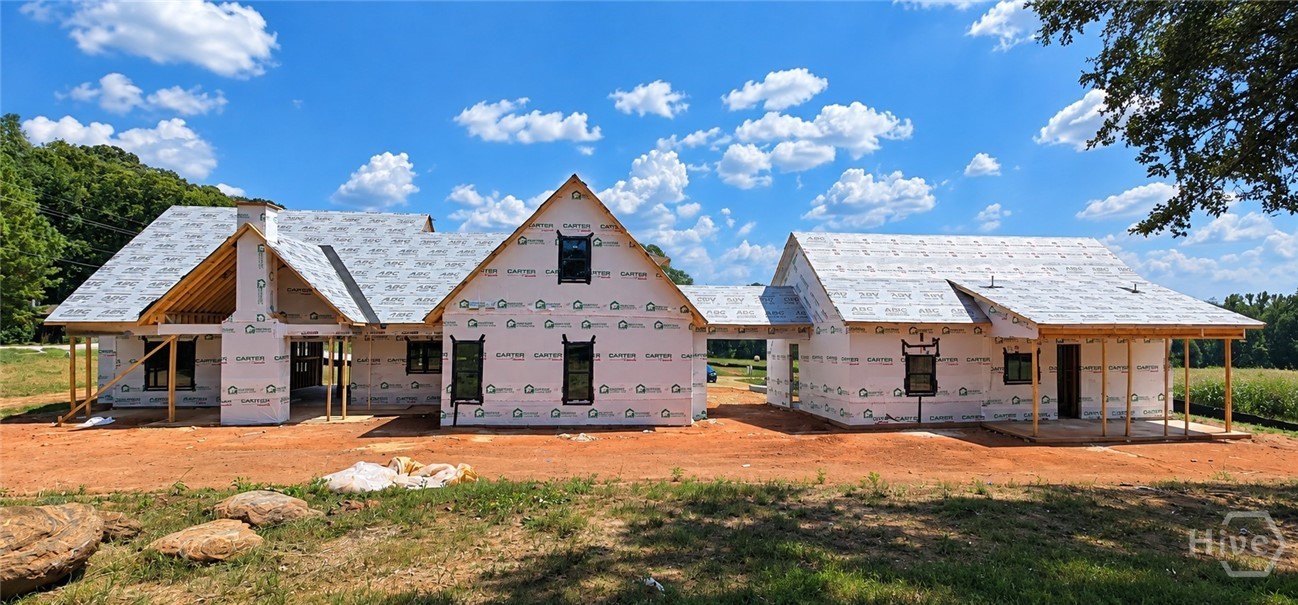 Rear of home