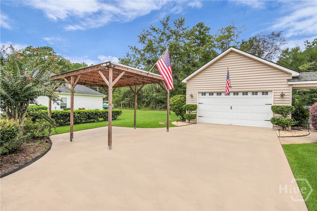 2 car garage and covered parking