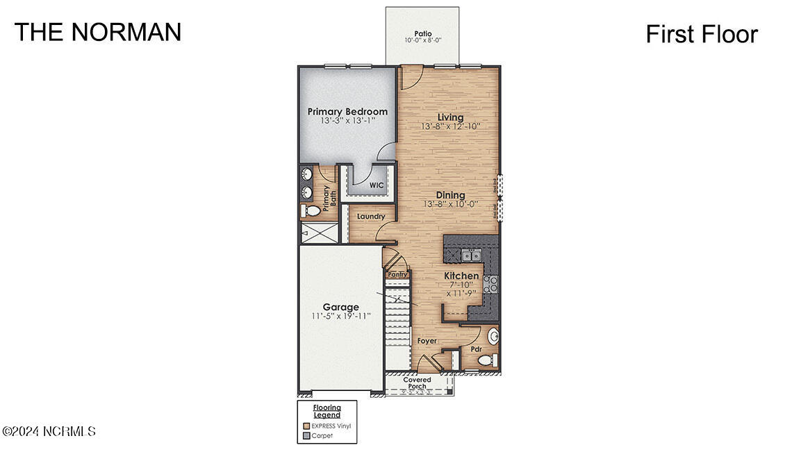 5811 Harebell Road Unit 146, Leland, NC 28451 – photo 3: Norman 1763_ First Floor