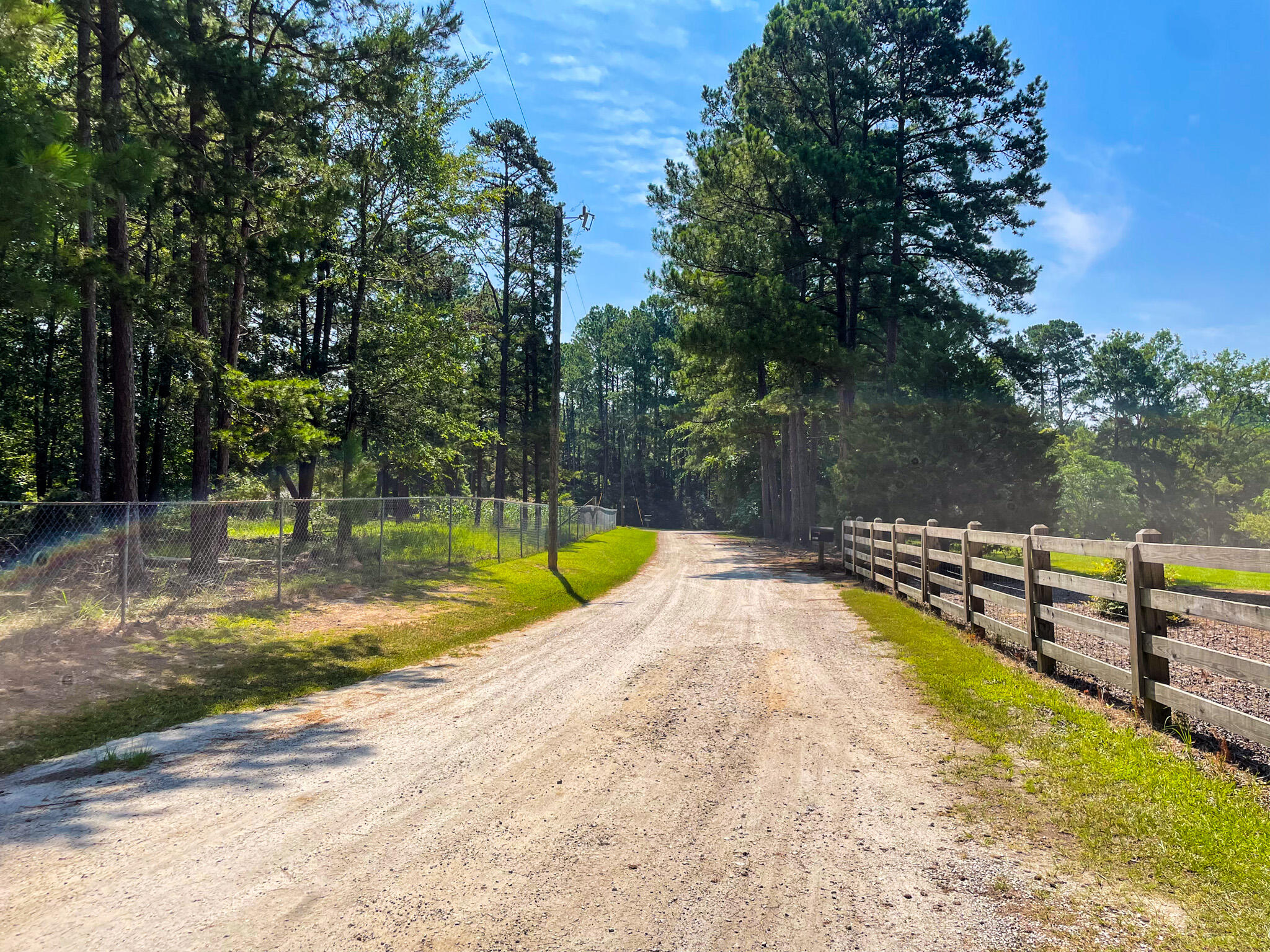 Beginning of Backway Rd