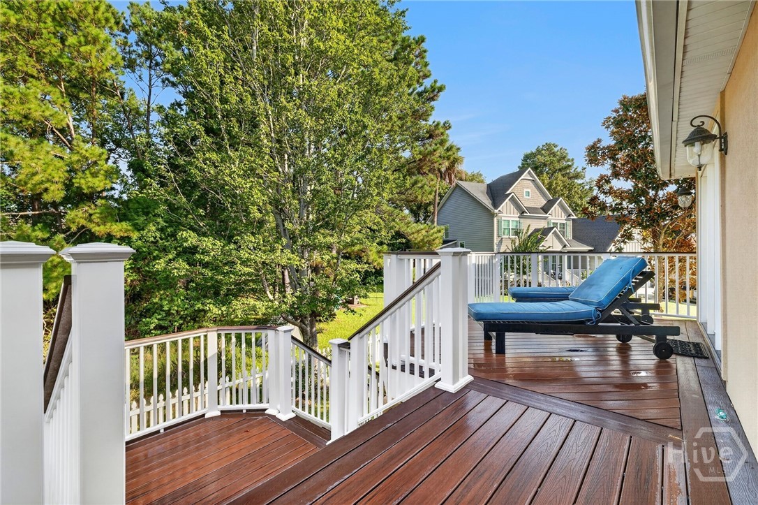 Trex Deck Overlooking the Lagoon
