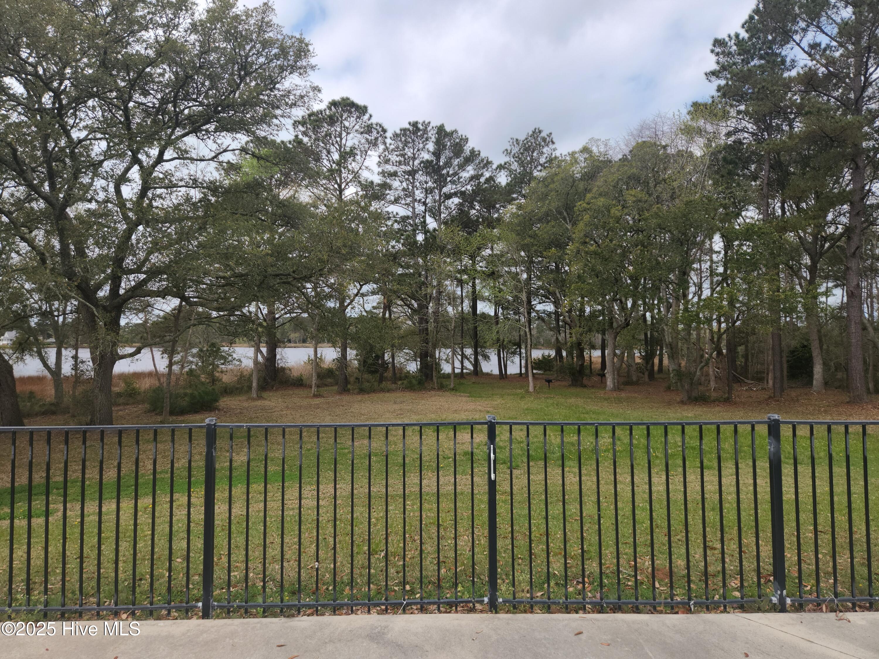 View of waterfront park & grilling area