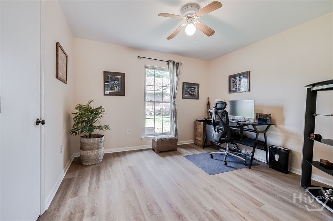 Bedroom #2 is currently used as an office and is 11'5 X 10'11