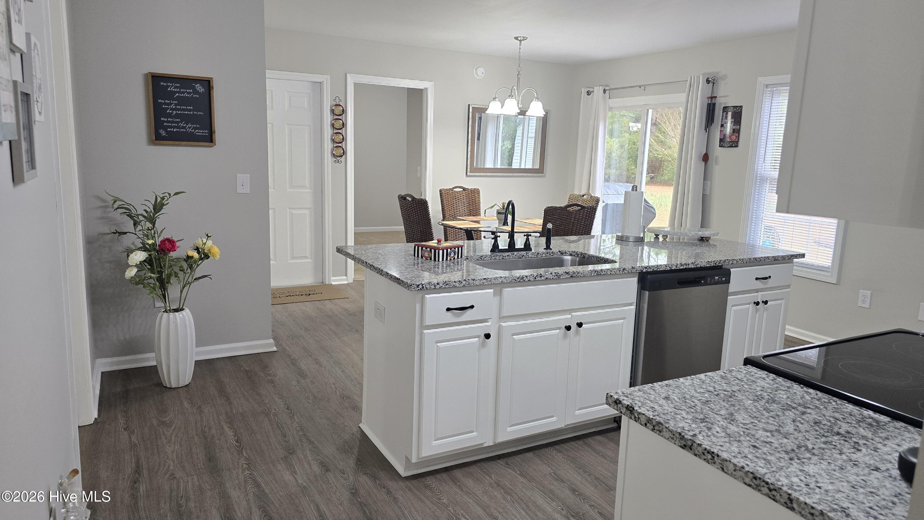 108 Willowbend Drive, Burgaw, NC 28425 – photo 11: Open concept with Island and Dining room
