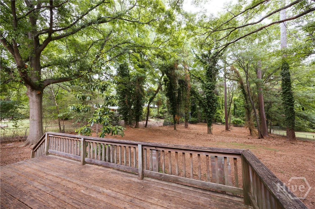 view from back deck