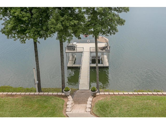Dock with boat lift