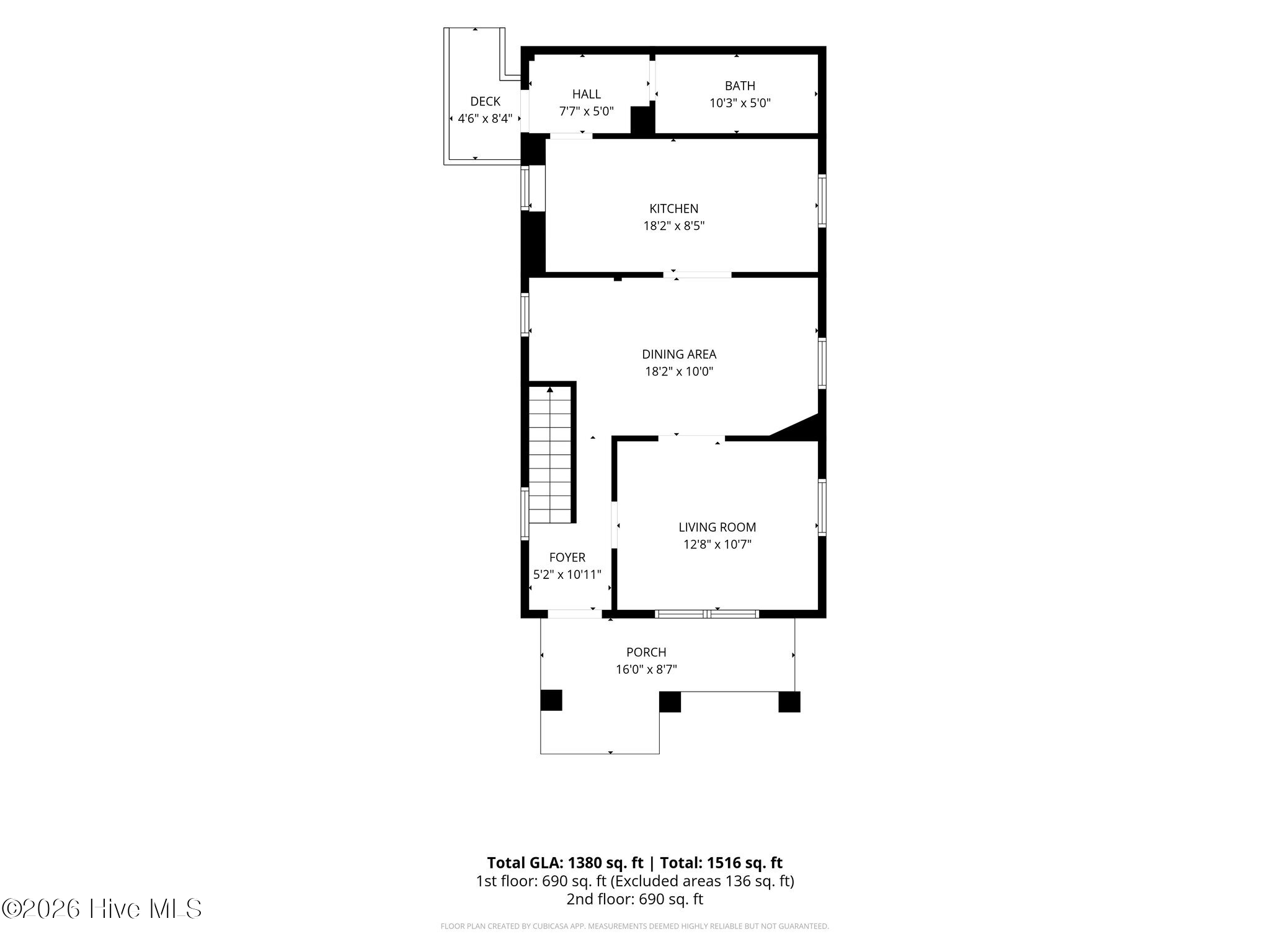 Exterior photo of 1222 Cedar Street, New Bern, NC 28560. MLS: 100593358