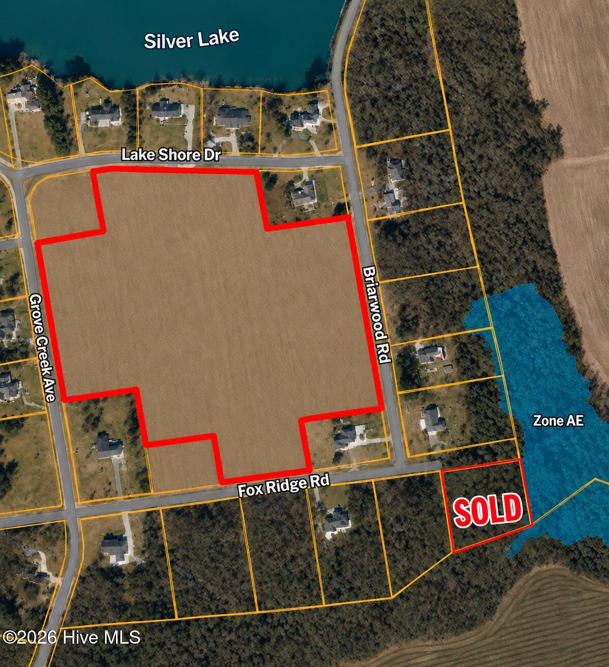 Exterior photo of 00 Lake Shore Dr. & Fox Ridge Rd., Warsaw, NC 28398. MLS: 100580016