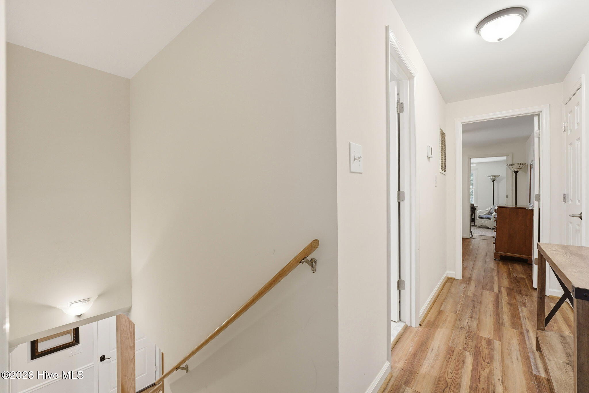 Hallway to other bedroom and flex room.