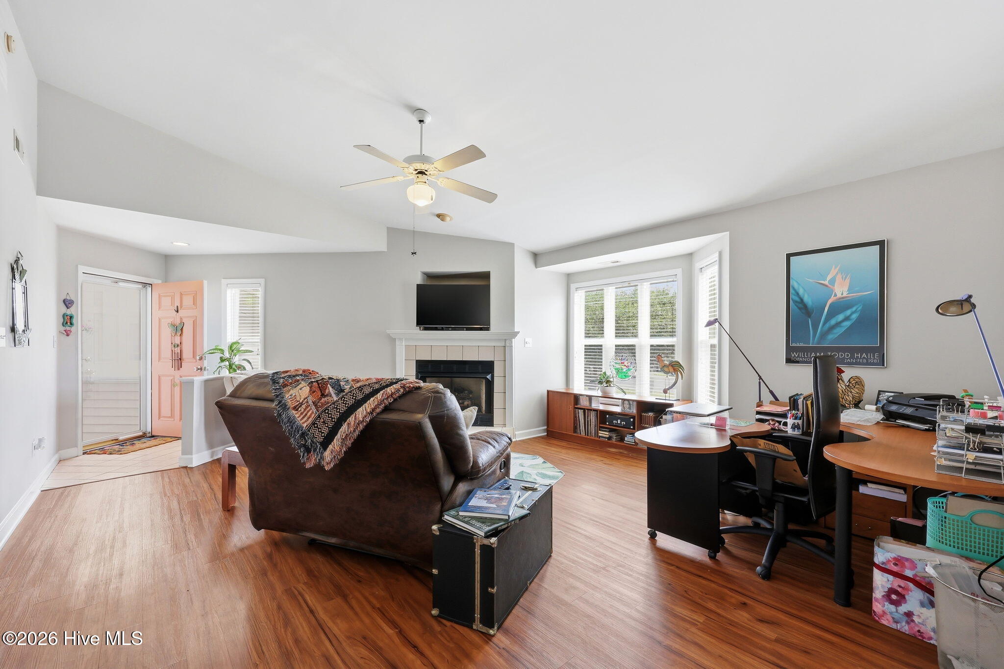 Front entrance and living room