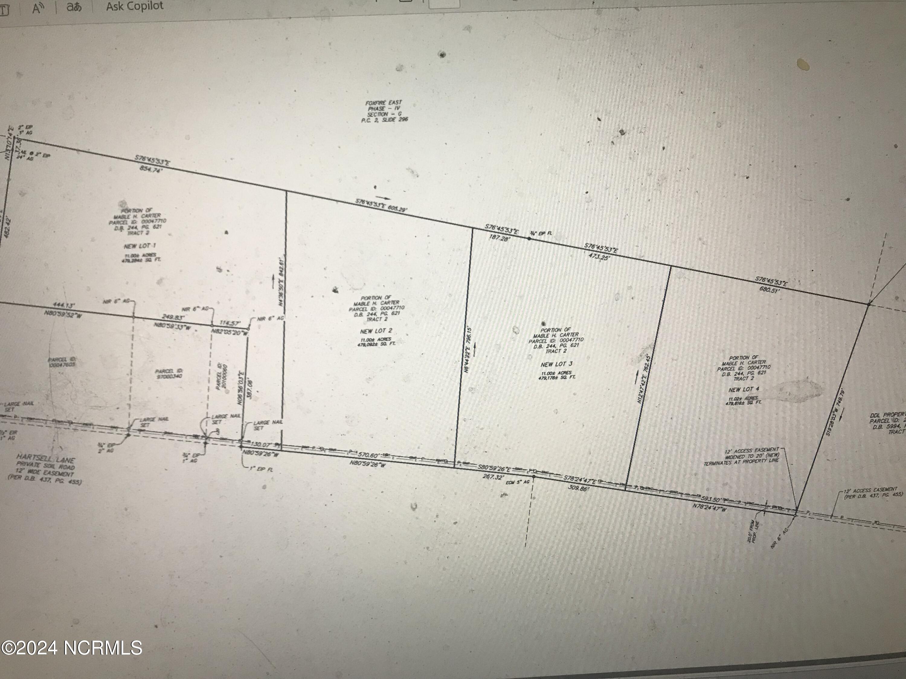 Lot 1 Hartsell Lane, Jackson Springs, NC, 27281