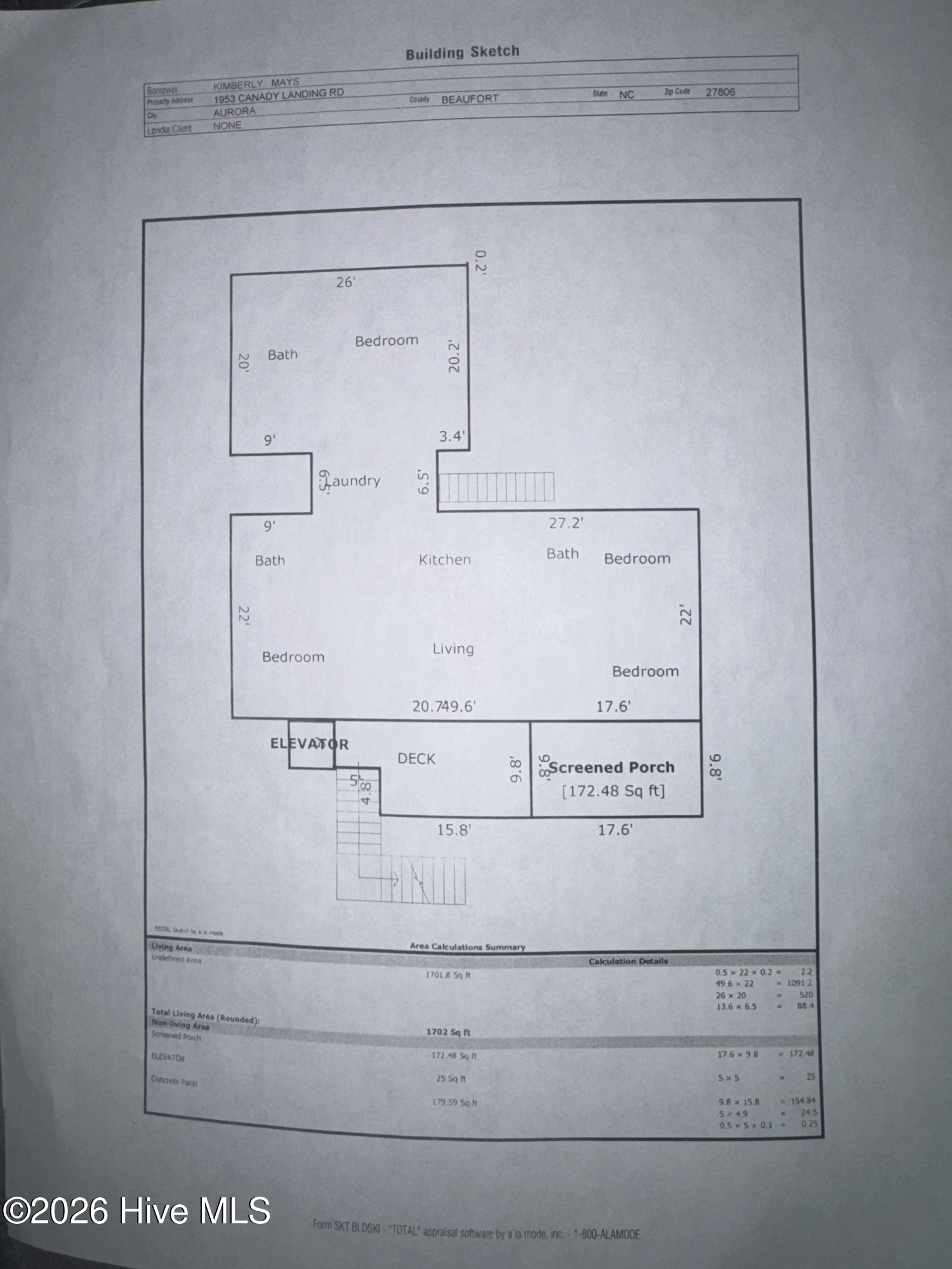 Exterior photo of 1953 Canady Landing Road, Aurora, NC 27806. MLS: 100611157