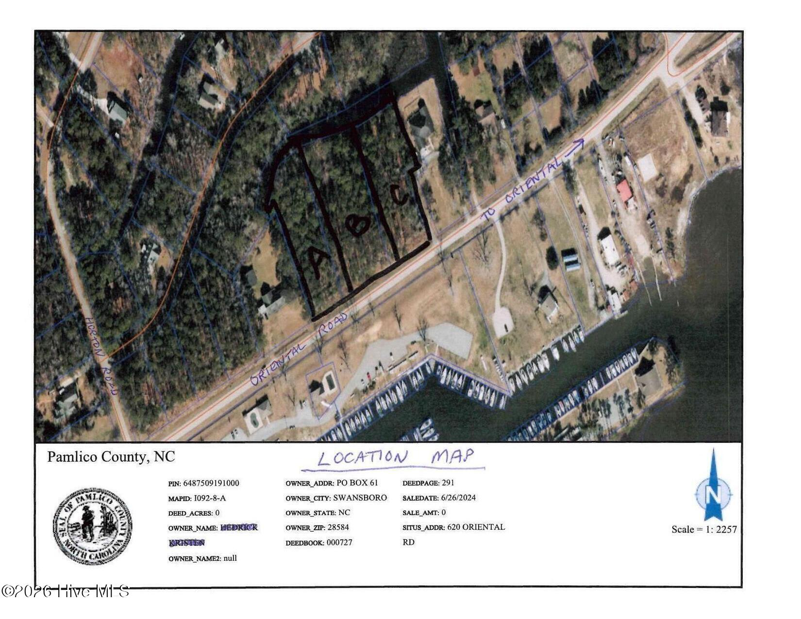 Exterior photo of 600 C Oriental Road, Oriental, NC 28571. MLS: 100598686