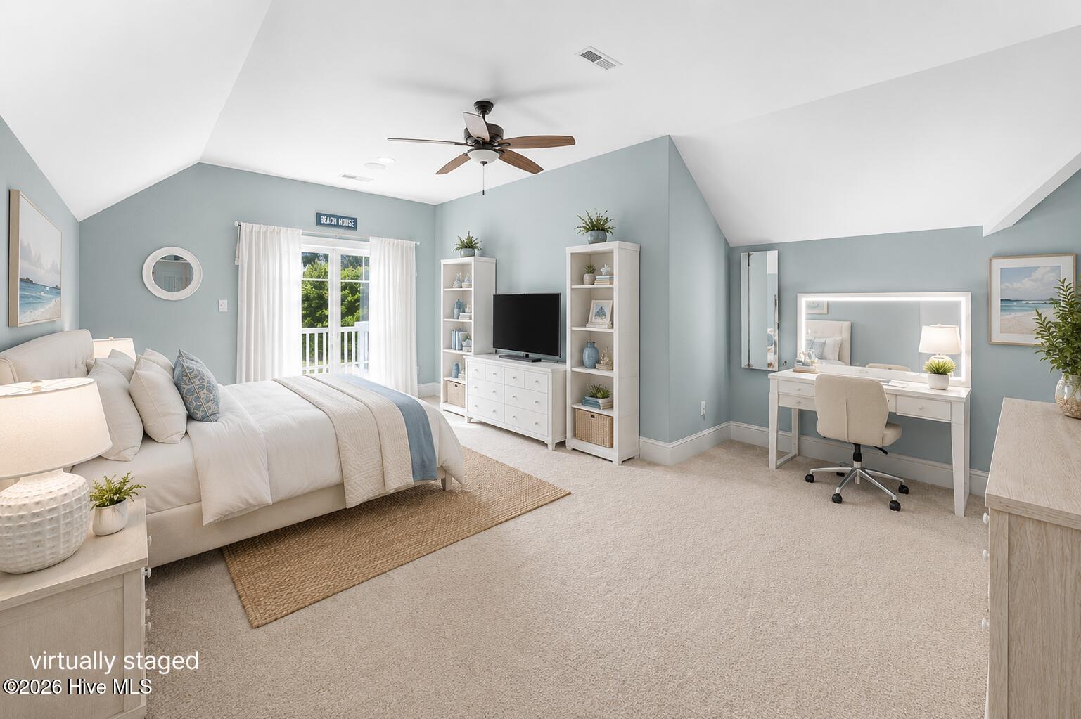 VIRTUALLY STAGED- bedroom overlooking the lake/ 2nd primary suite