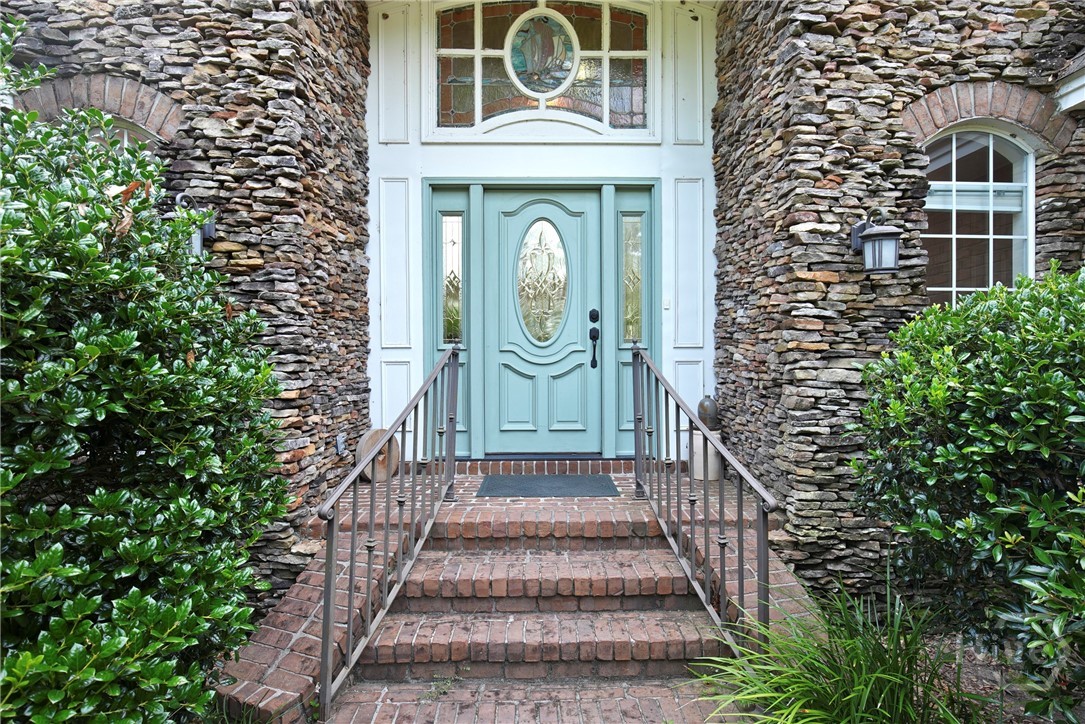 front door.
